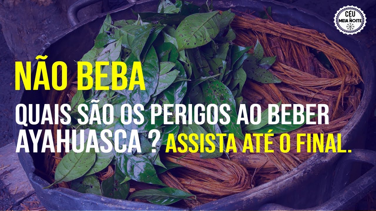 Os perigos da AYAHUASCA. N&atilde;o beba!