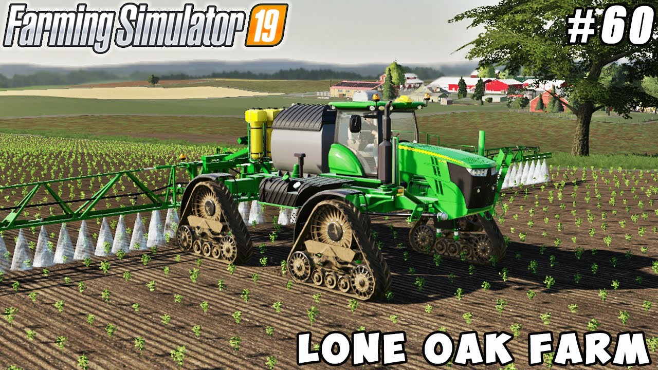 Sowing oats, spreading lime, herbicide & fertilizer | Lone Oak Farm | Farming simulator 19 | ep #60