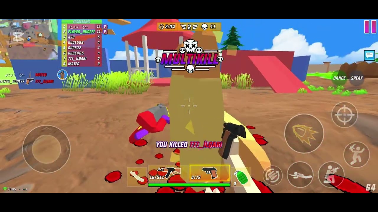 Dude Theft Wars but Im in multiplayer!