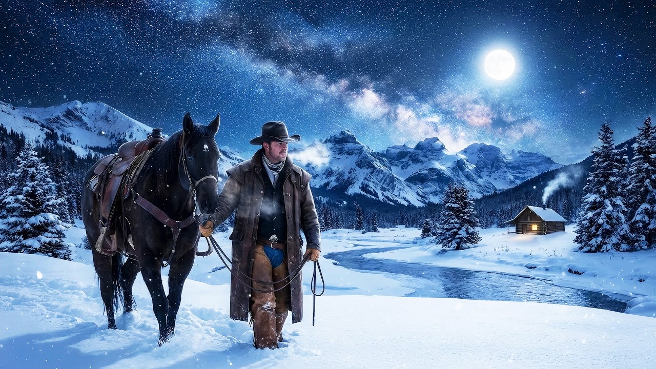 Cold Silence | Wild Western Ambient | Relaxing Cowboy Music