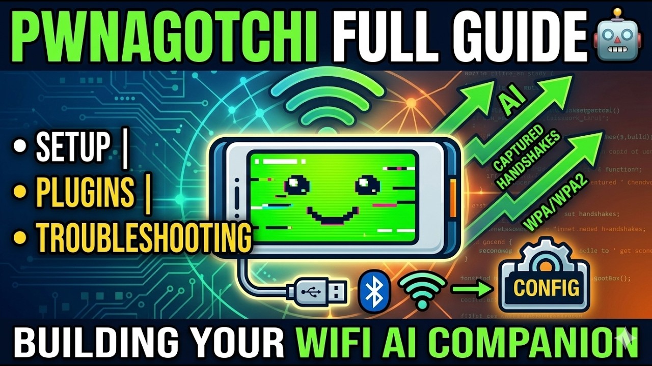 I Built an AI That Hacks WiFi All Day Long &mdash; Pwnagotchi Full Guide