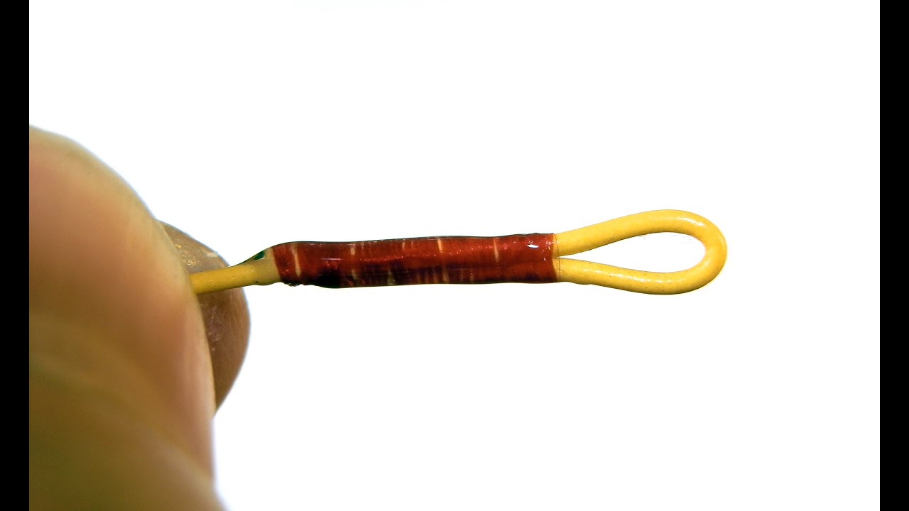 Adding A Whip Finish Loop In The End of Your Fly Line