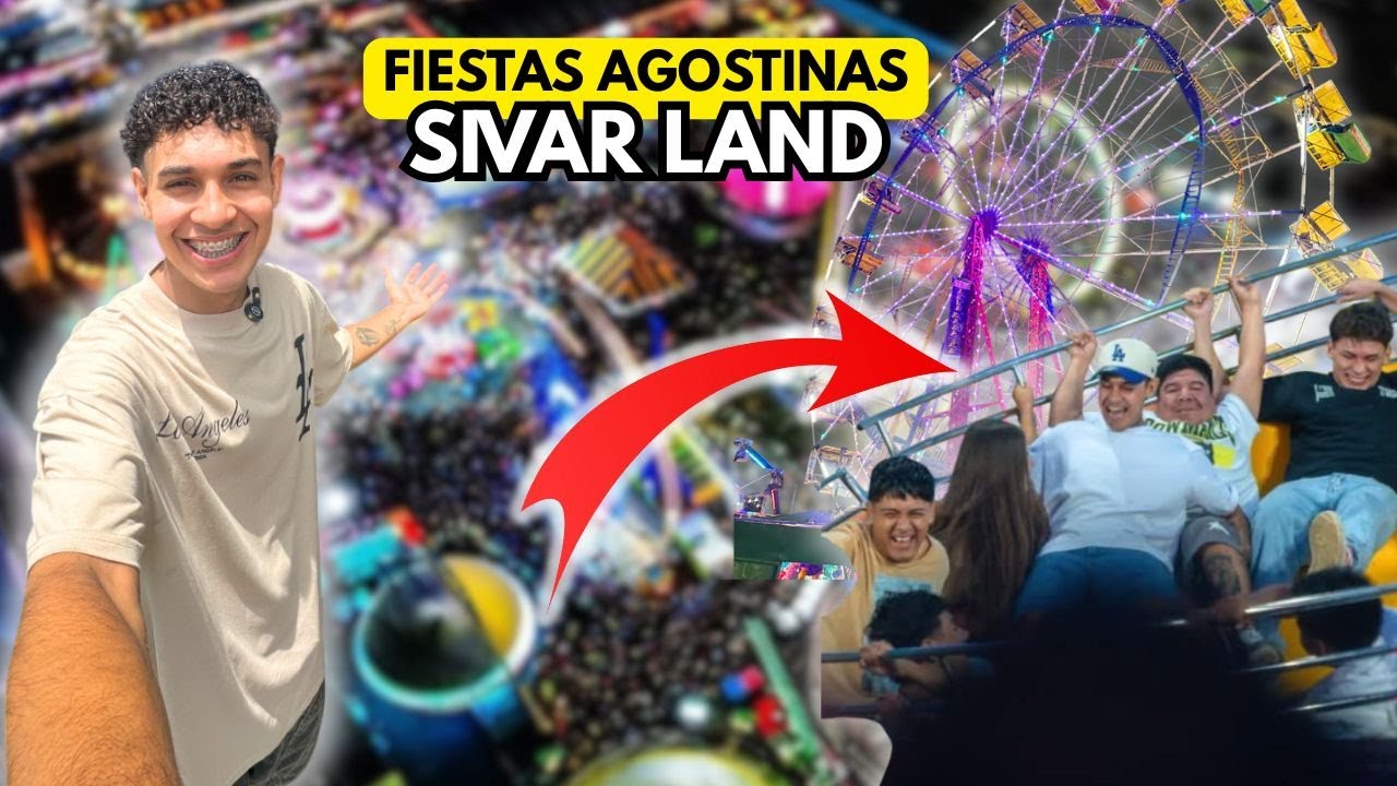 ASÍ SE VIVEN LAS FIESTAS AGOSTINAS en SIVAR LAND🙌🏼me subí al tagadá😱🤣