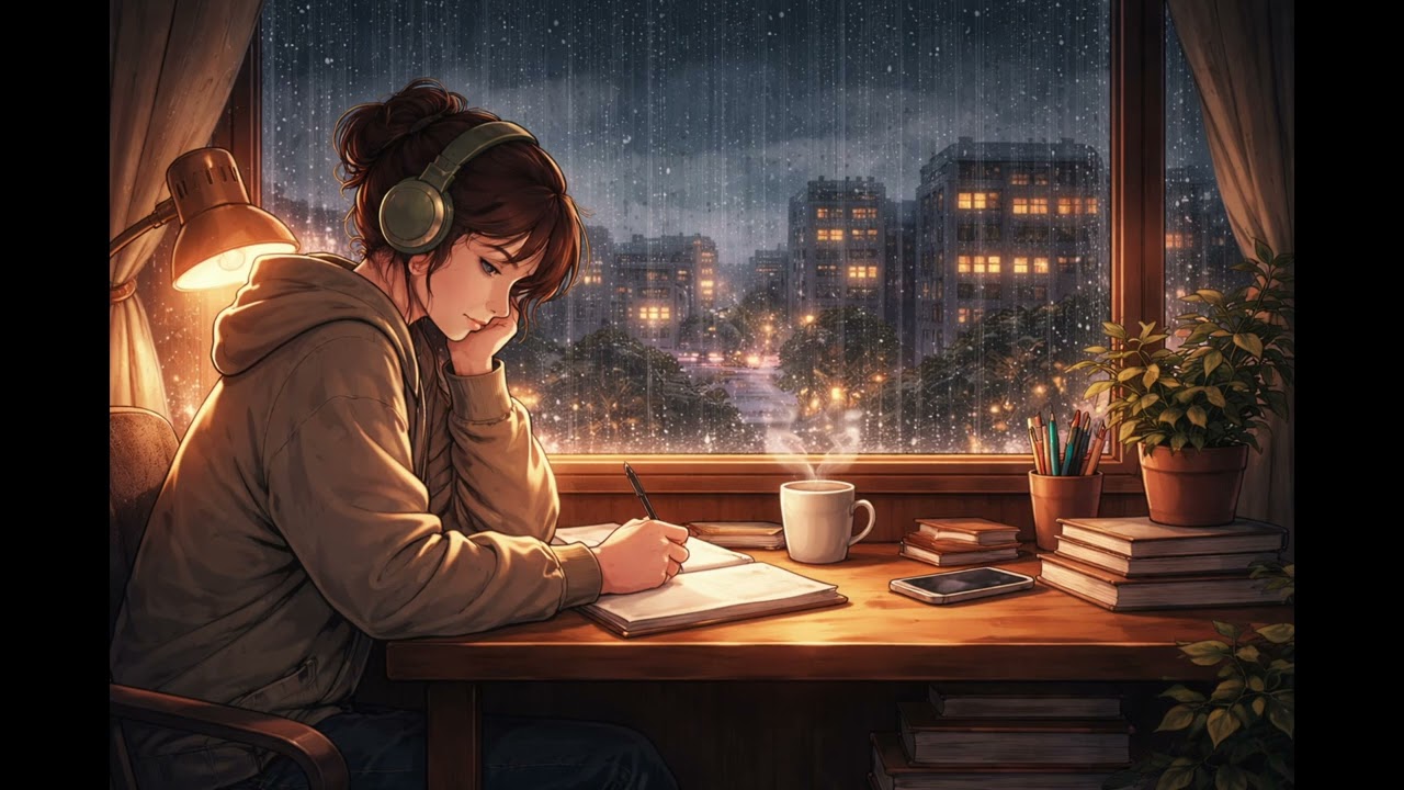 rainy night in tokyo – calm lofi beat	
