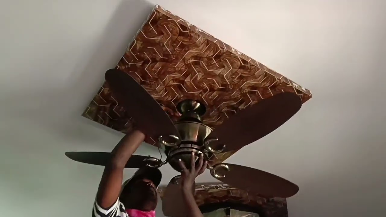 Electrical ceiling fan fitting 🏠 