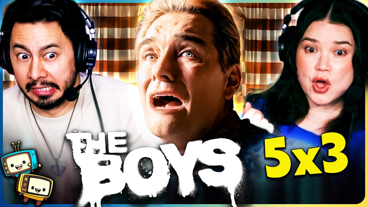 REAKCJA CHŁOPAK&Oacute;W 5x3! | Karl Urban, Jack Quaid, Antony Starr, Erin Moriarty | Amazon Prime