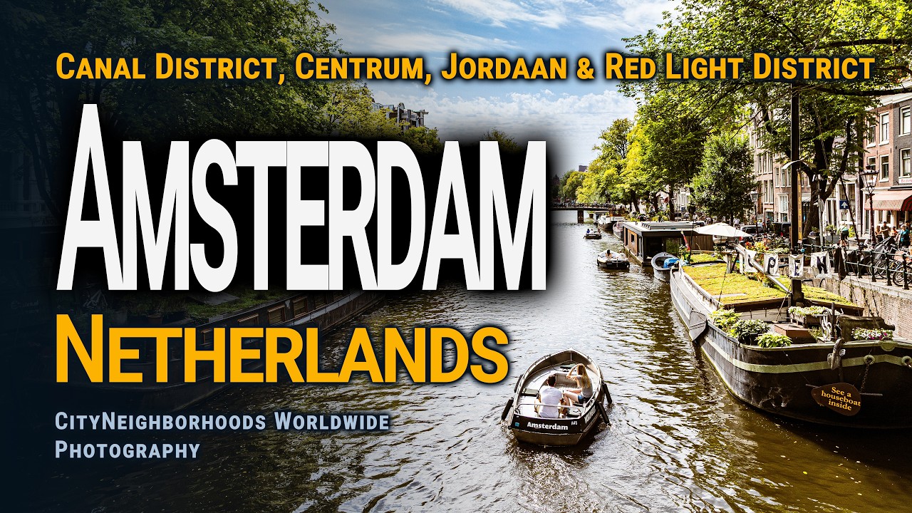 Amsterdam - Stunning Photos From The Canals To The 🚨Red Light District!🚨