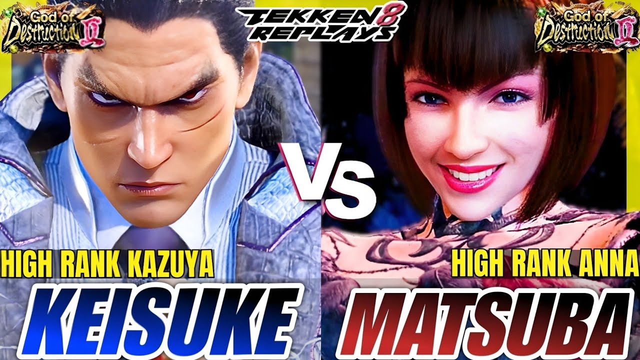 Tekken 8 - Keisuke (Kazuya) vs Matsuba (Anna) - Epic Ranked Match