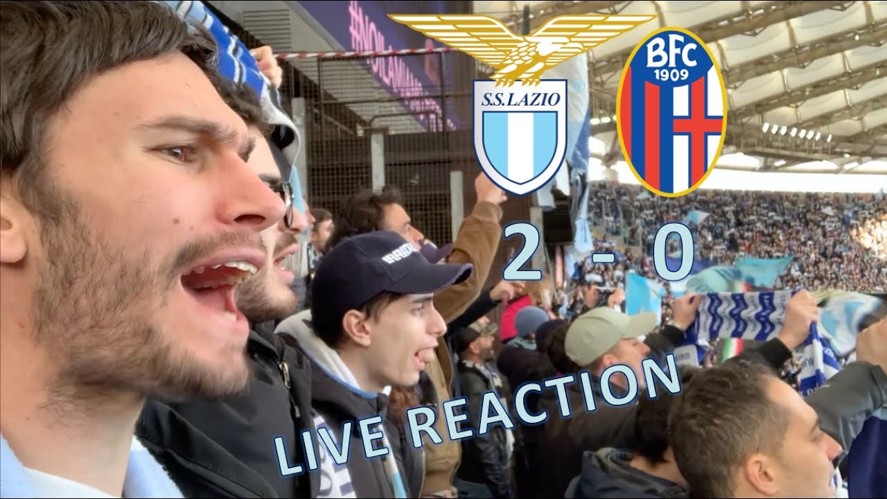 LAZIO-BOLOGNA 2-0 | LIVE REACTION | e PRIMI in CLASSIFICA