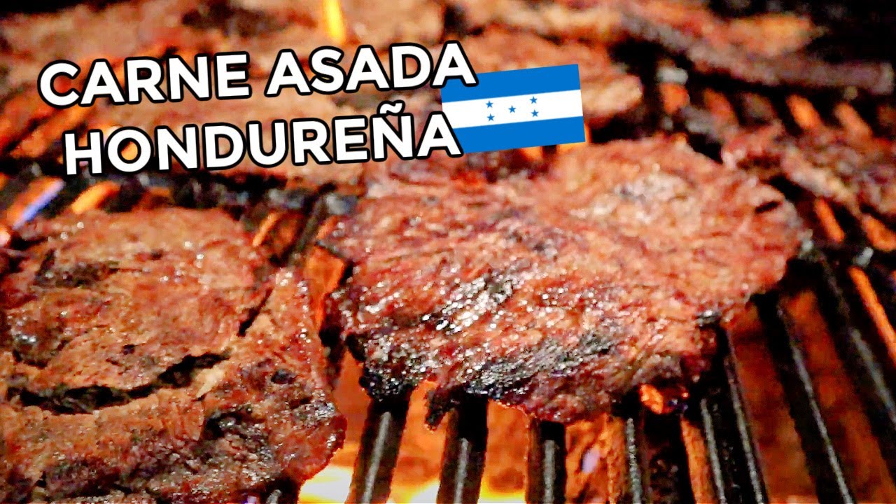 My Mom Made AUTHENTIC Honduran Homemade CARNE ASADA! (Comida TIPICA De HONDURAS!) 🇭🇳