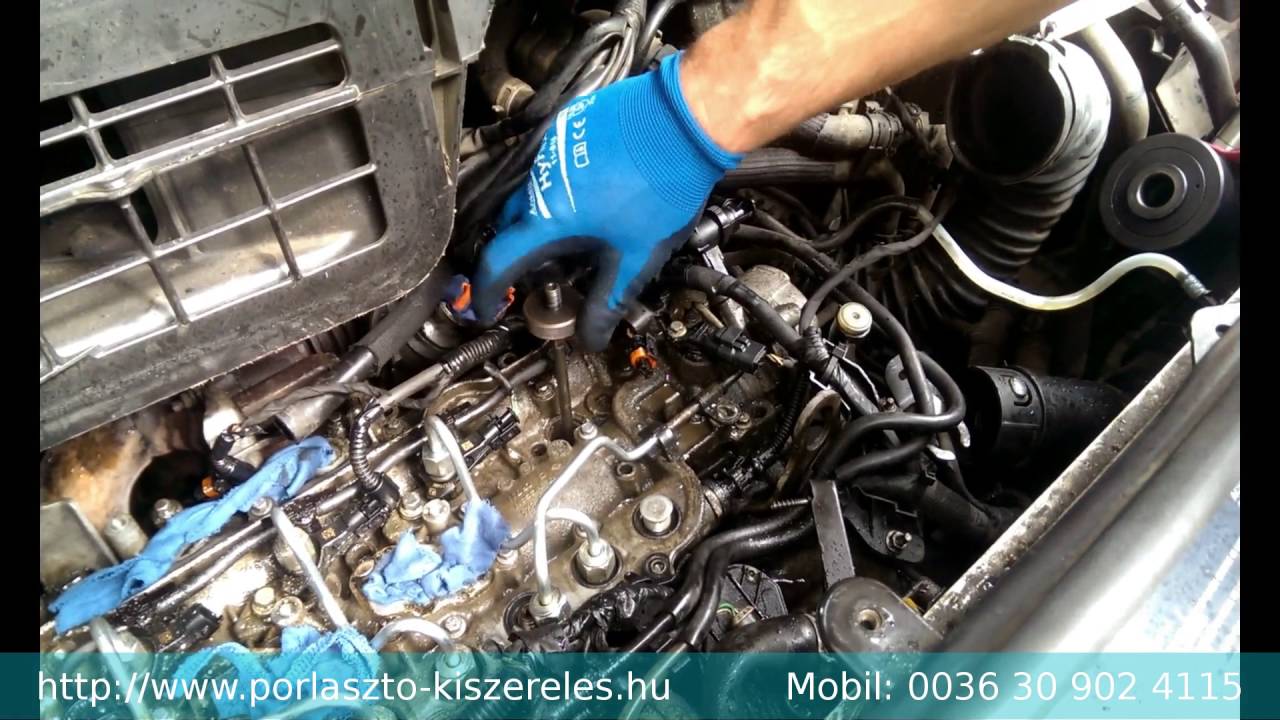 Renault Trafic 2.0 DCI (M9R) Berohadt Porlasztó Kihúzás Célszerszámmal HD