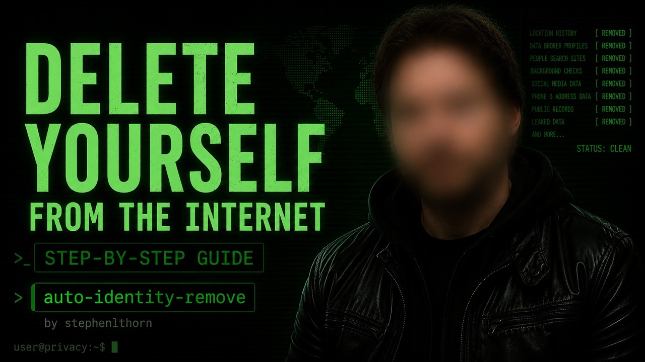 Delete Yourself From The Internet in 5 Minutes