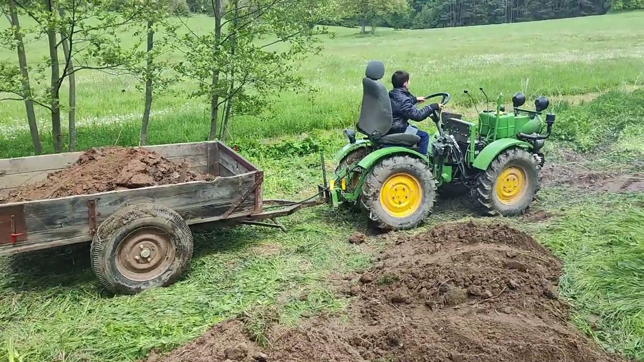 Tz 4k - odvoz zeminy, kdo ridi malotraktor?