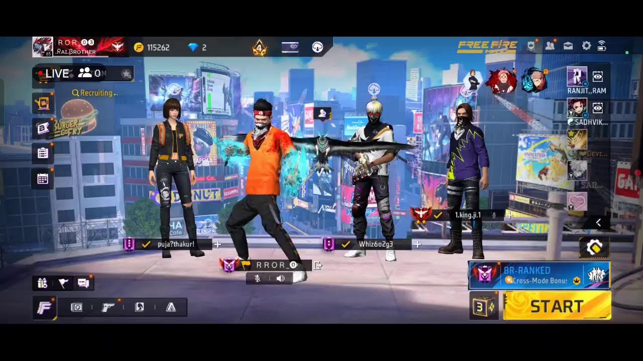 free fire wold request funny video