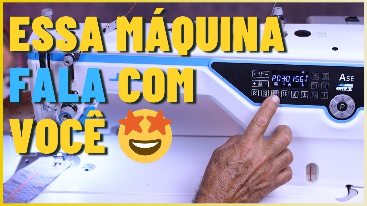 Como Trabalhar com a Máquina de Costura Reta Industrial JACK A5E
