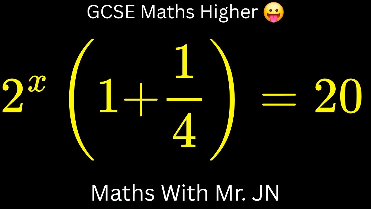 🫱GCSE Maths Higher – Solving Exponential Equations