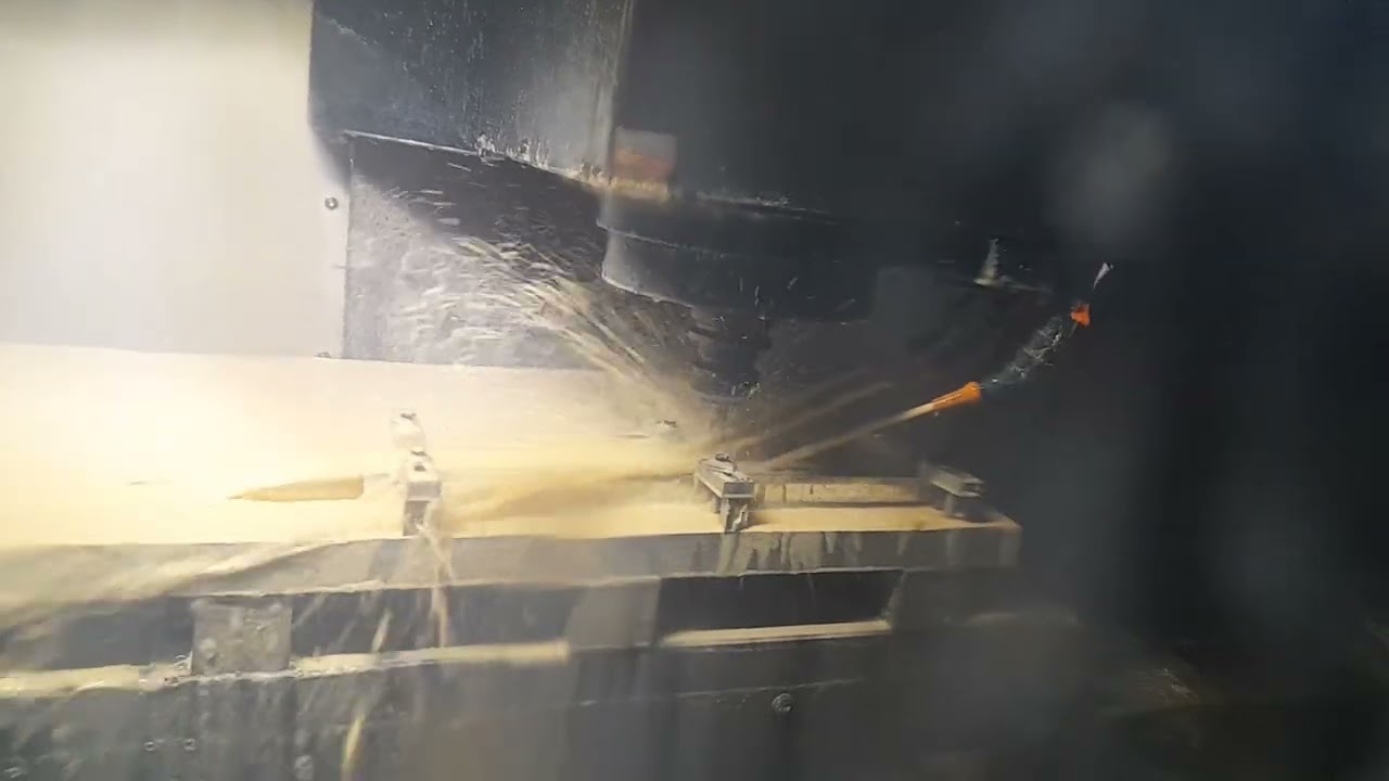 CNC Machining of Aluminum Block| Facing using carbide end mill
