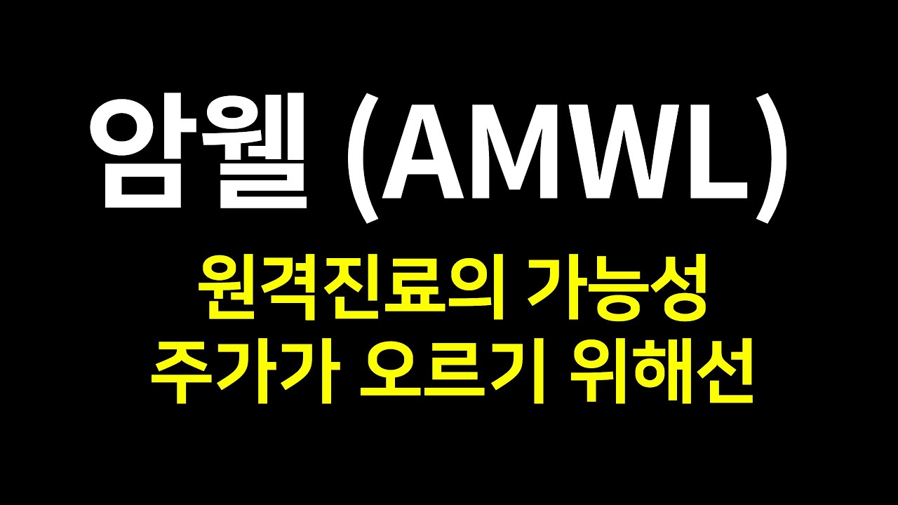 암웰 (AMWL) 원격 진료 시장의 가능성, 주가가 오르기 위해선 (ep1)