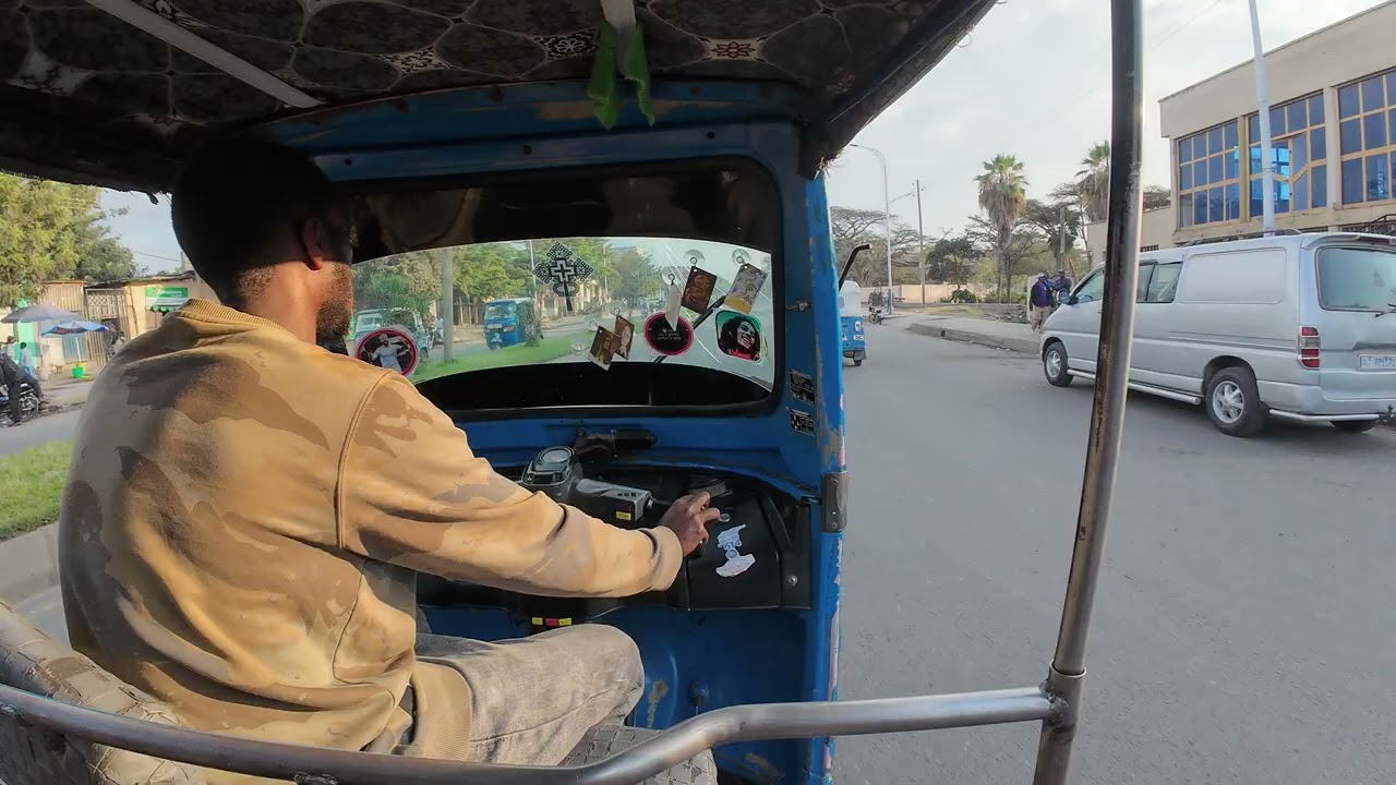 Bajaj ride in Hawassa