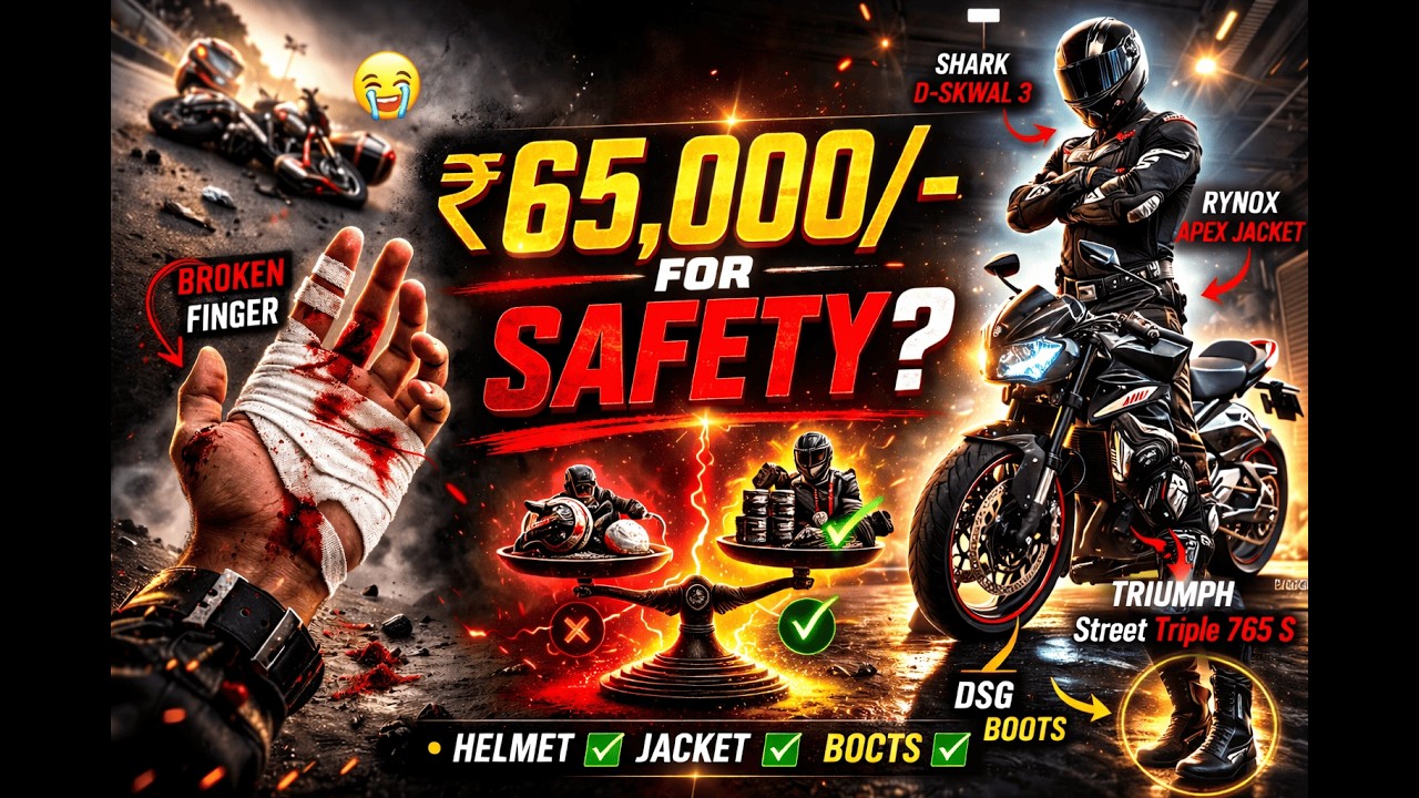 Why I Spent ₹65,000/- on Riding Gear! My Full Gear Breakdown 🏍️