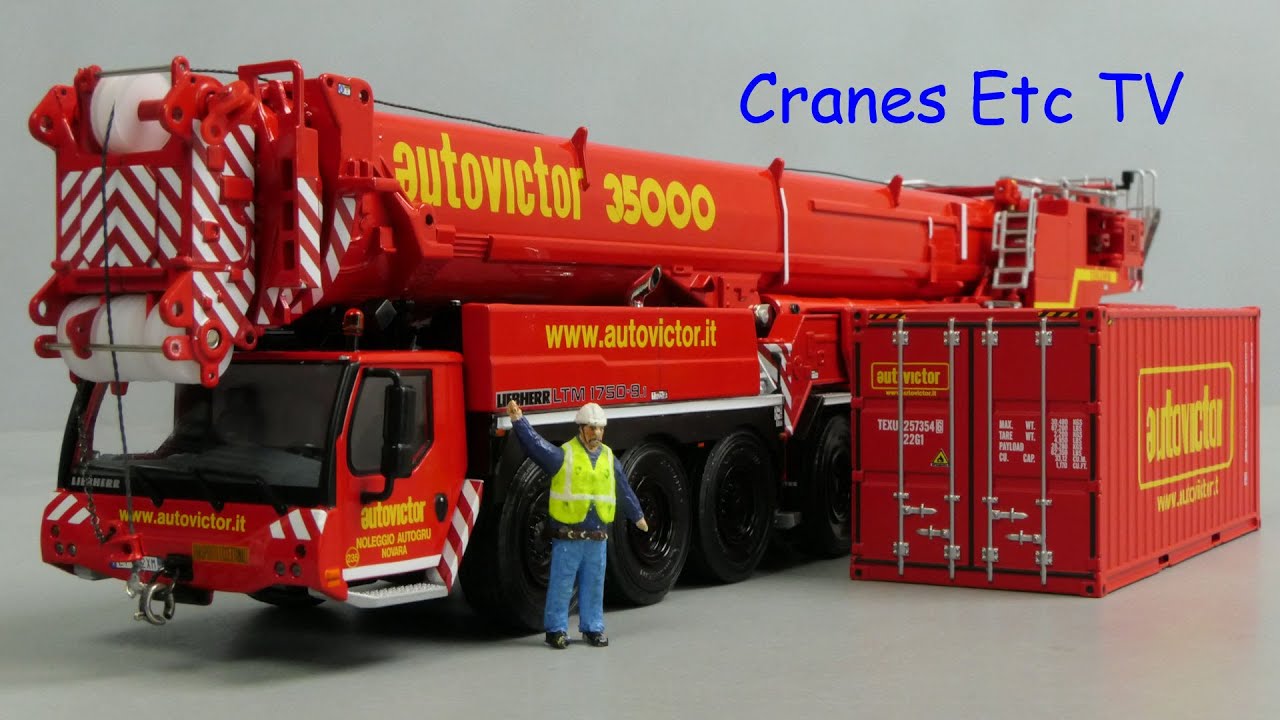 Мобильный кран Liebherr LTM 1750-9.1 WSI «Autovictor» от Cranes Etc TV