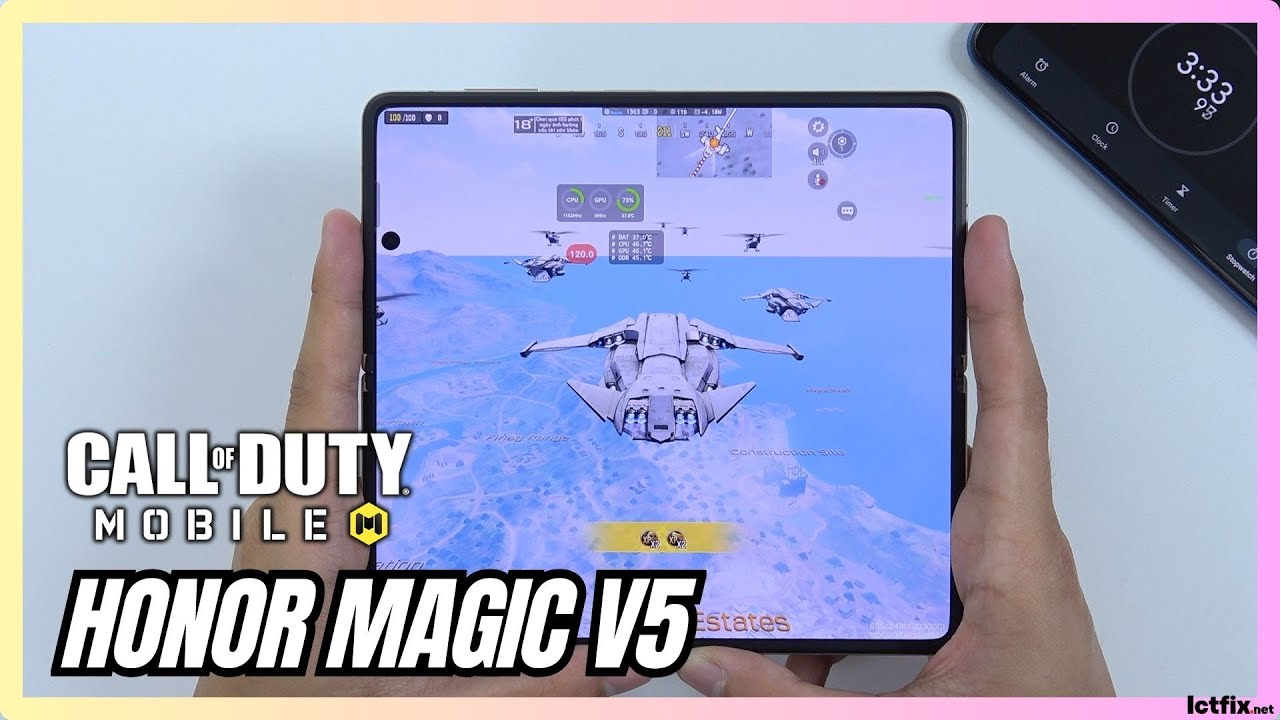 HONOR MAGIC V5 Call of Duty Mobile Gaming Test CODM | Snapdragon 8 Elite | 120Hz Foldable Display