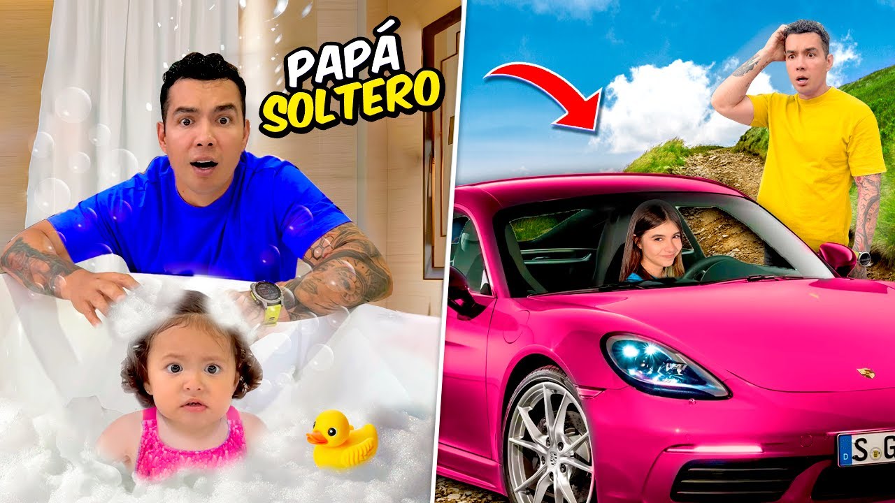 24 HORAS SIENDO PAP&Aacute; SOLTERO DE NASYA Y RENATA