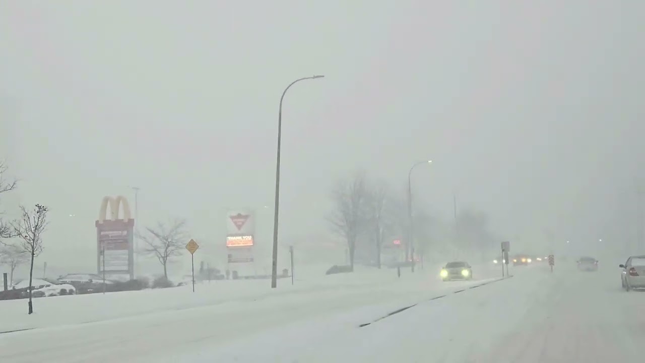 Boxing day snow storm in Toronto 