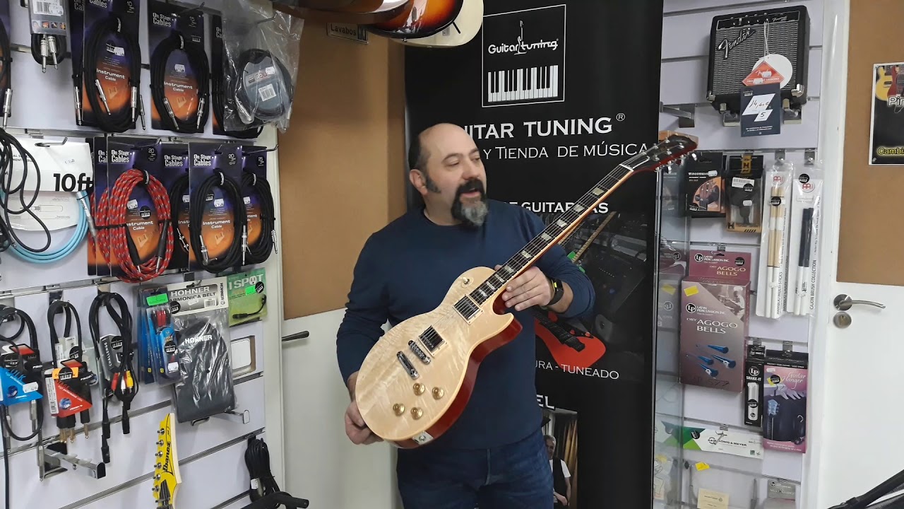 Pintar guitarra Gibson en gold top. Paso 1