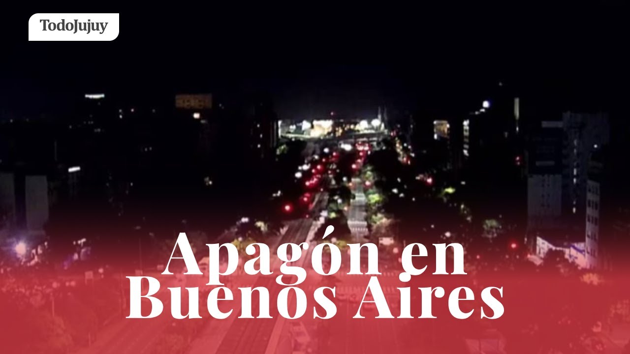 Apagón masivo en Buenos Aires dejó a miles de usuarios sin luz