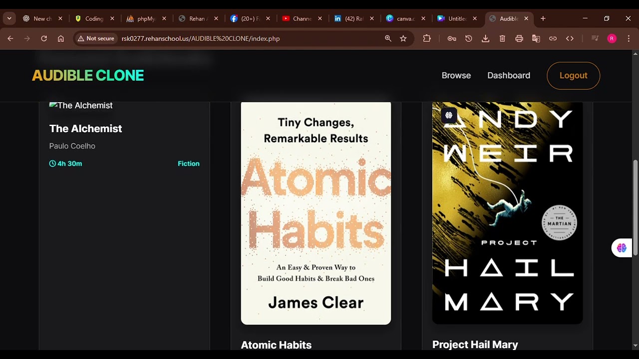 Audible Clone