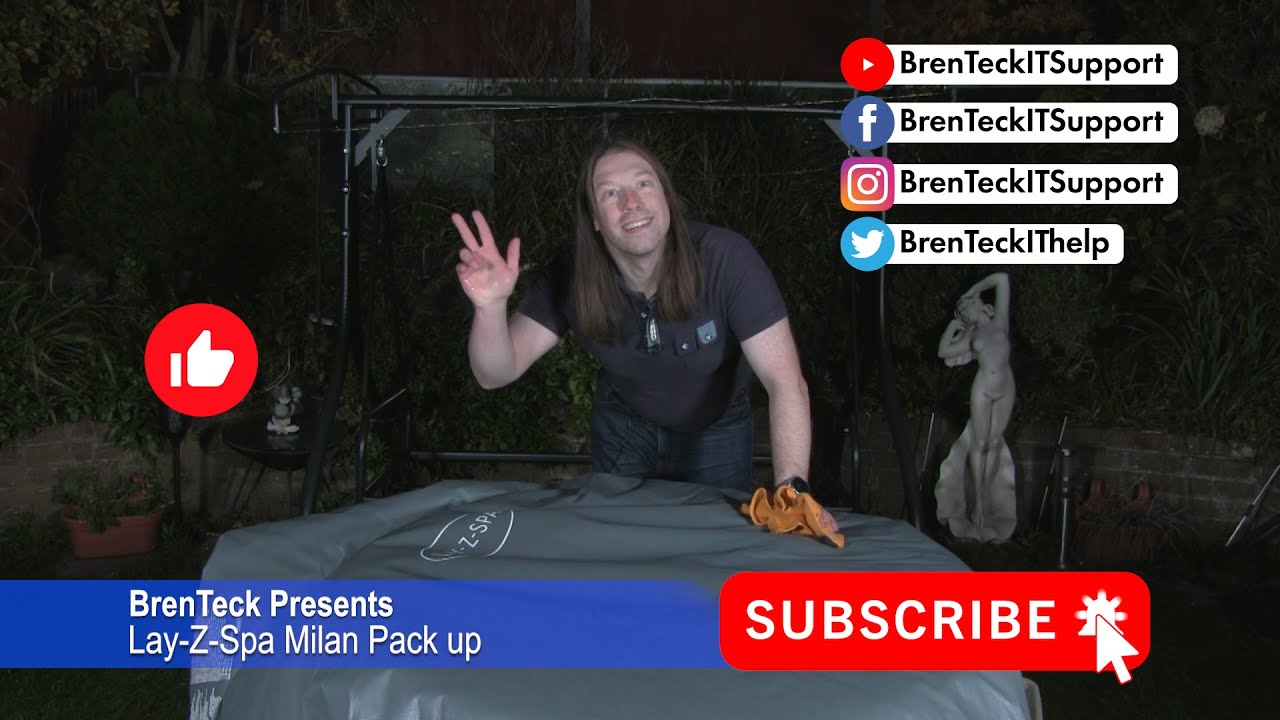 Lay Z Spa Milan Pack up