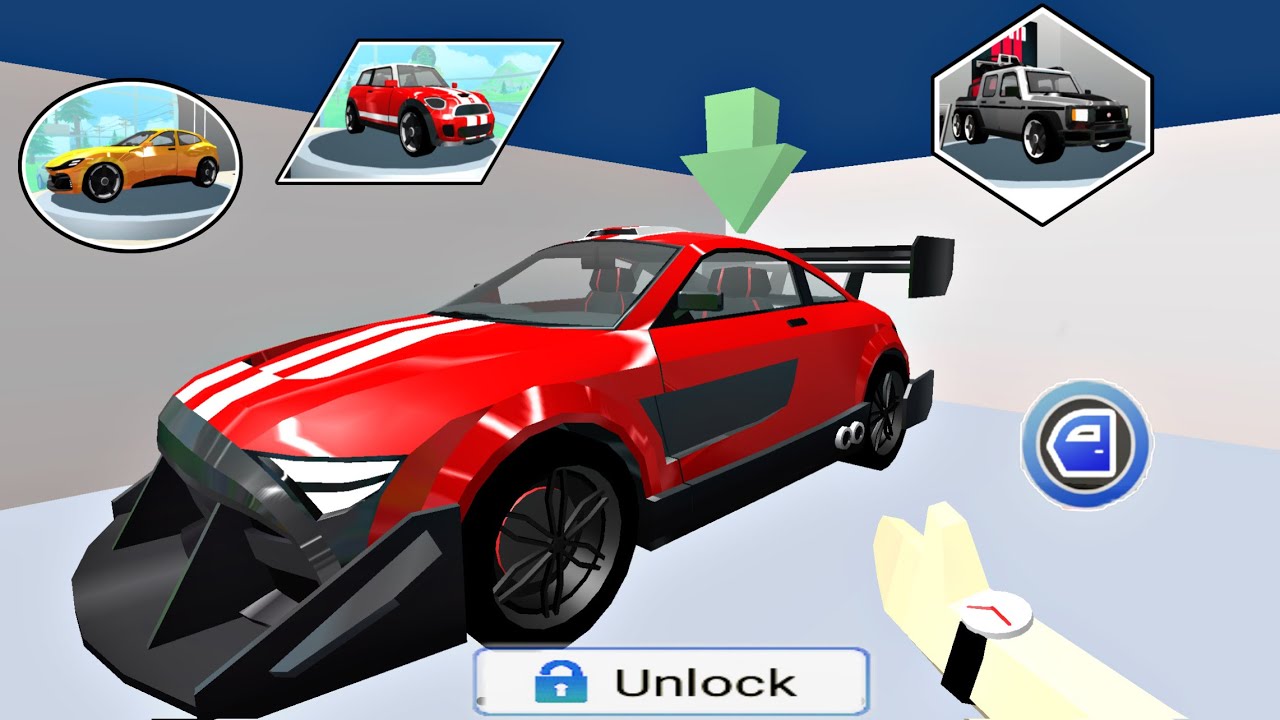ALL NEW SHOWROOM CARS UNLOCK IN DUDE THEFT WARS NEW UPDATE 0.9.0.9F5! 🥰