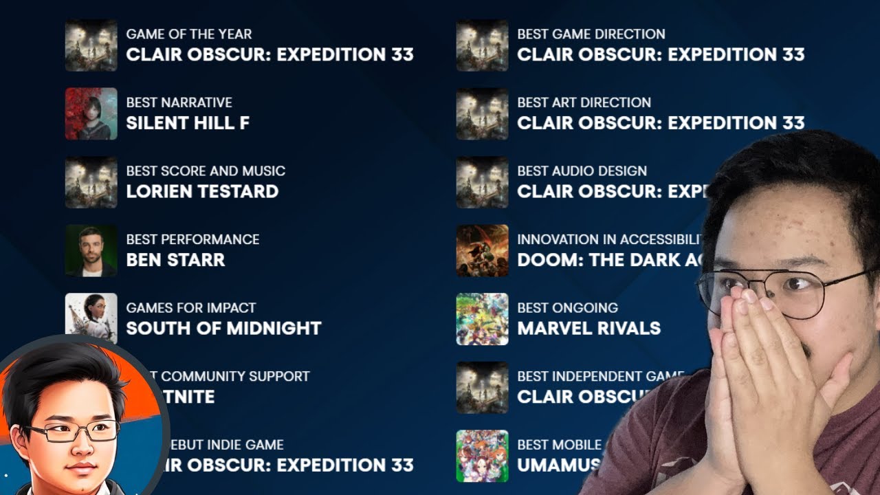 My Game Awards 2025 Nominations