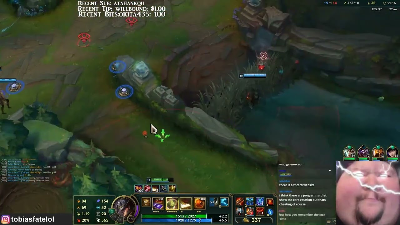 Tobias Fate Explains Twisted Fate W