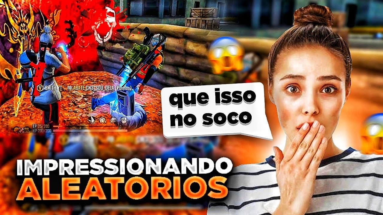 FIZ O IMPOSSÍVEL E LEVEI ATÉ SQUAD NO SOCO 👽 - FREE FIRE