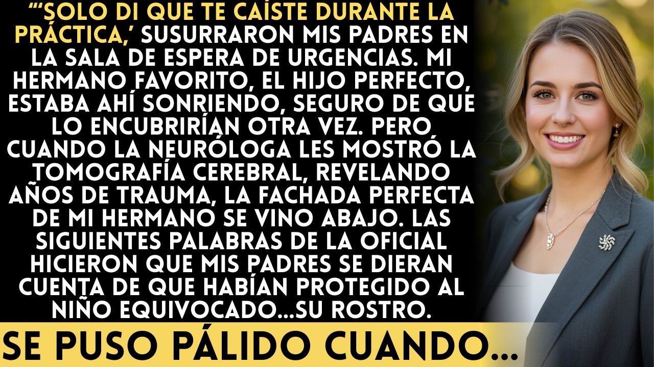 “Mi hermano me causó la conmoción cerebral — Mis padres me rogaron que mintiera. La tomografía...