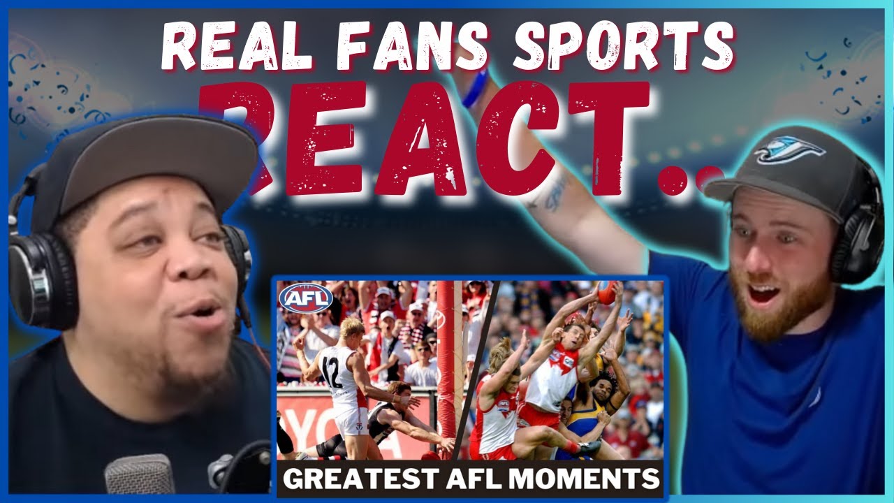 AMERICAN'S REACT TO  THE GREATEST MOMENTS IN AFL HISTORY (HIGHLIGHTS) || REAL FANS SPORTS