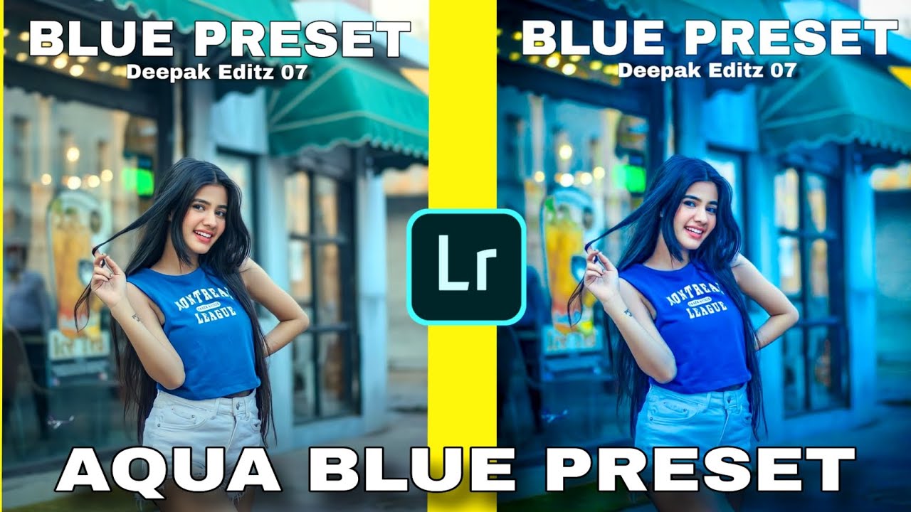 BLUE EFFECT PRESET FOR LIGHTROOM EDITING TUTORIAL 😘