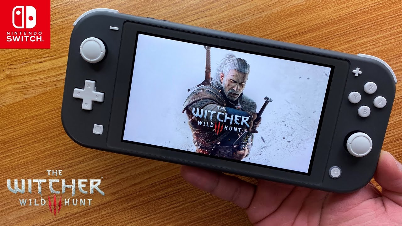 The Witcher 3: Wild Hunt Nintendo Switch Lite Gameplay