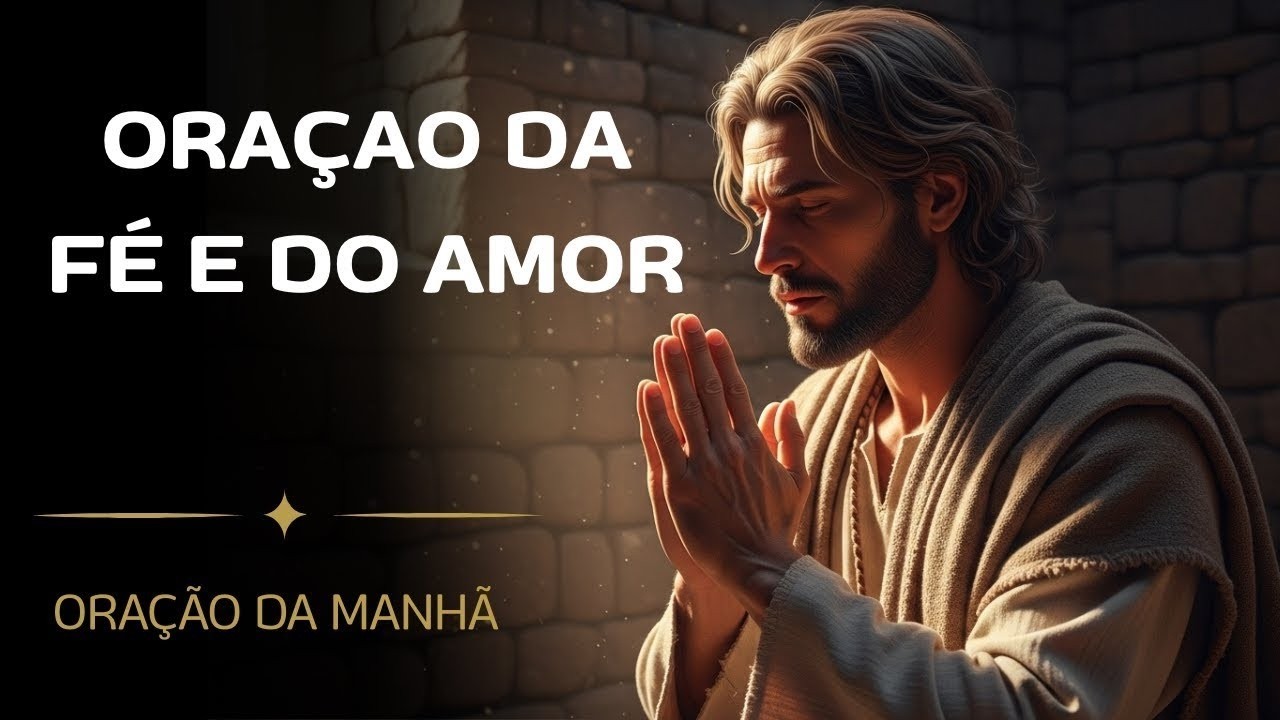 ORAÇAO DA FÉ E O AMOR  - ORAÇÃO DA MANHÃ ✨