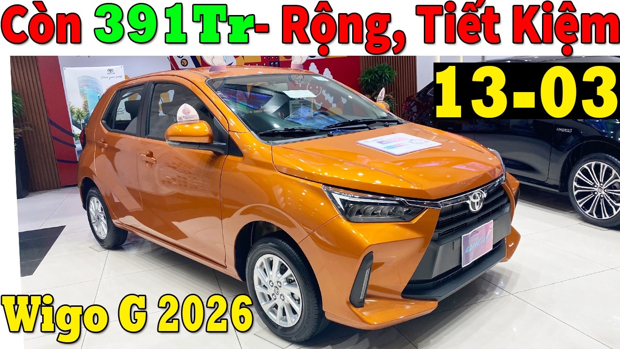 ✅Giá Xe Khuyến Mại Toyota Wigo G Giữa Tháng 3, Đi Rộng Tiết Kiệm lắm| Lăn Bánh Toyota Wigo| Topcarvn