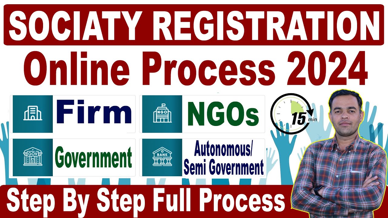 New Society Online Registration Process | FIRM/NGOs/GOVT. Sanstha Registration | Society Online