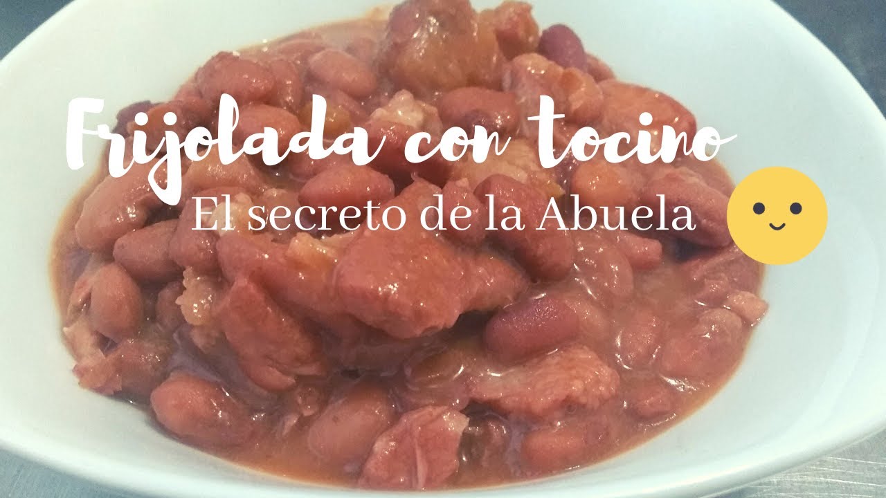 Frijolada Paisa con Tocino | Frijoles colombianos La receta de la abuela