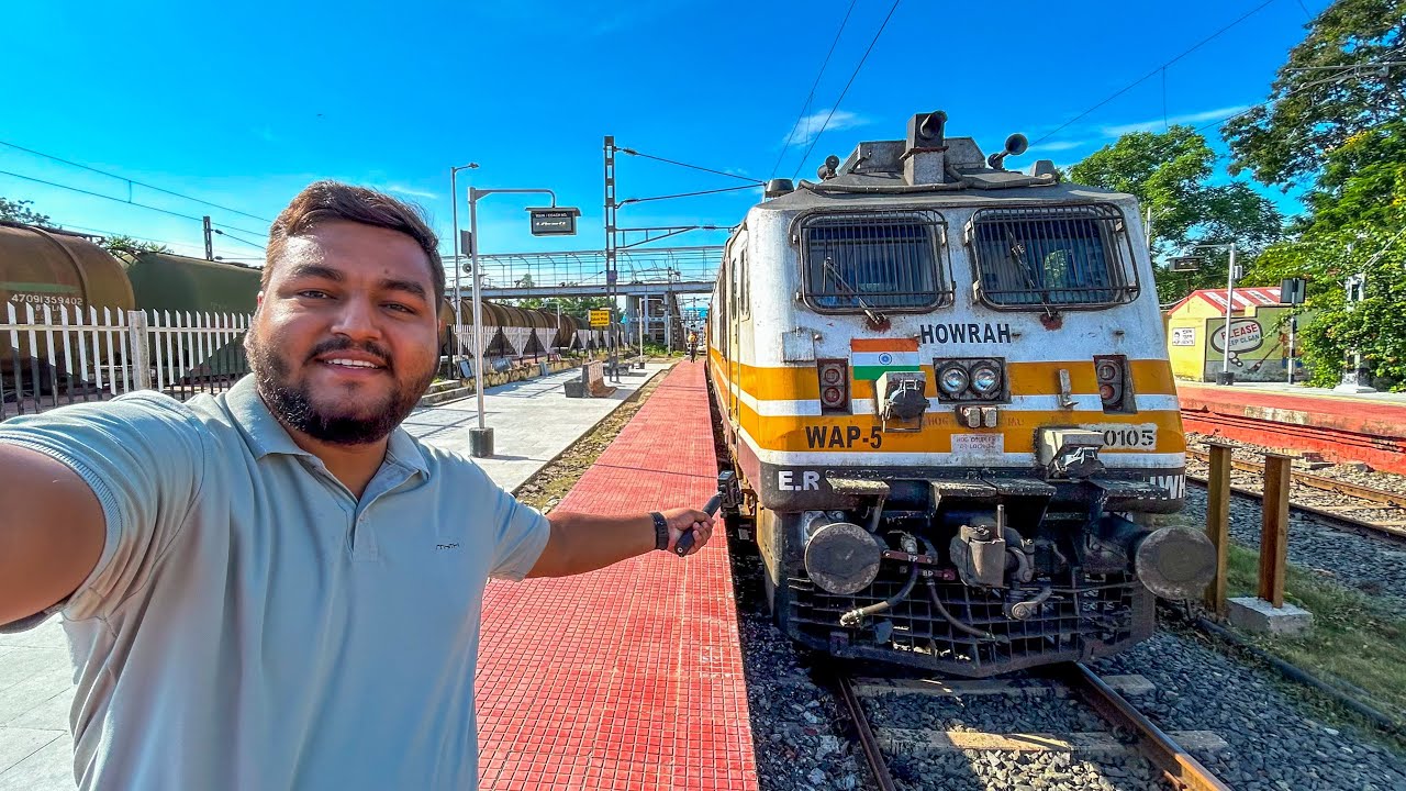 Howrah Azimganj Kaviguru Express Train Vlog.