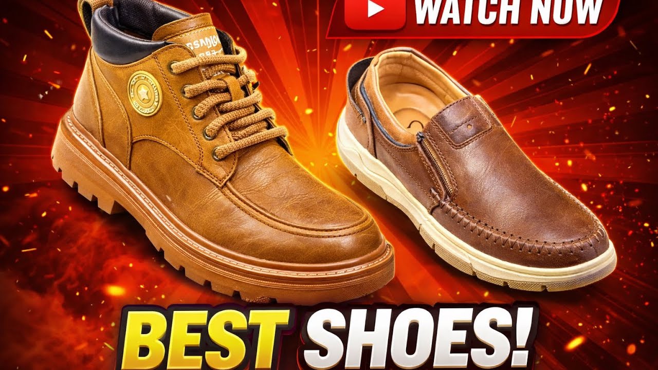 Men’s Lace-Up High Top Boots |  Classic Ankle-high top casual boots | Men’s Leather Slip-On Loafers