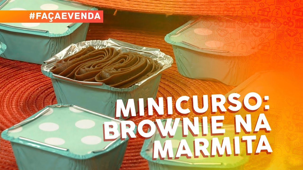 Minicurso de doces de casamento: brownie na marmita
