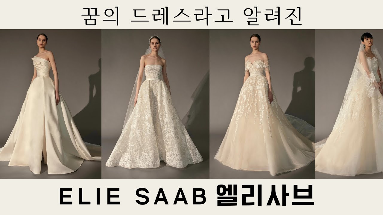 요즘 연예인들에게 인기있는 웨딩드레스!✨ 꿈의 드레스 엘리사브에 대해서! #엘리사브 #eliesaab