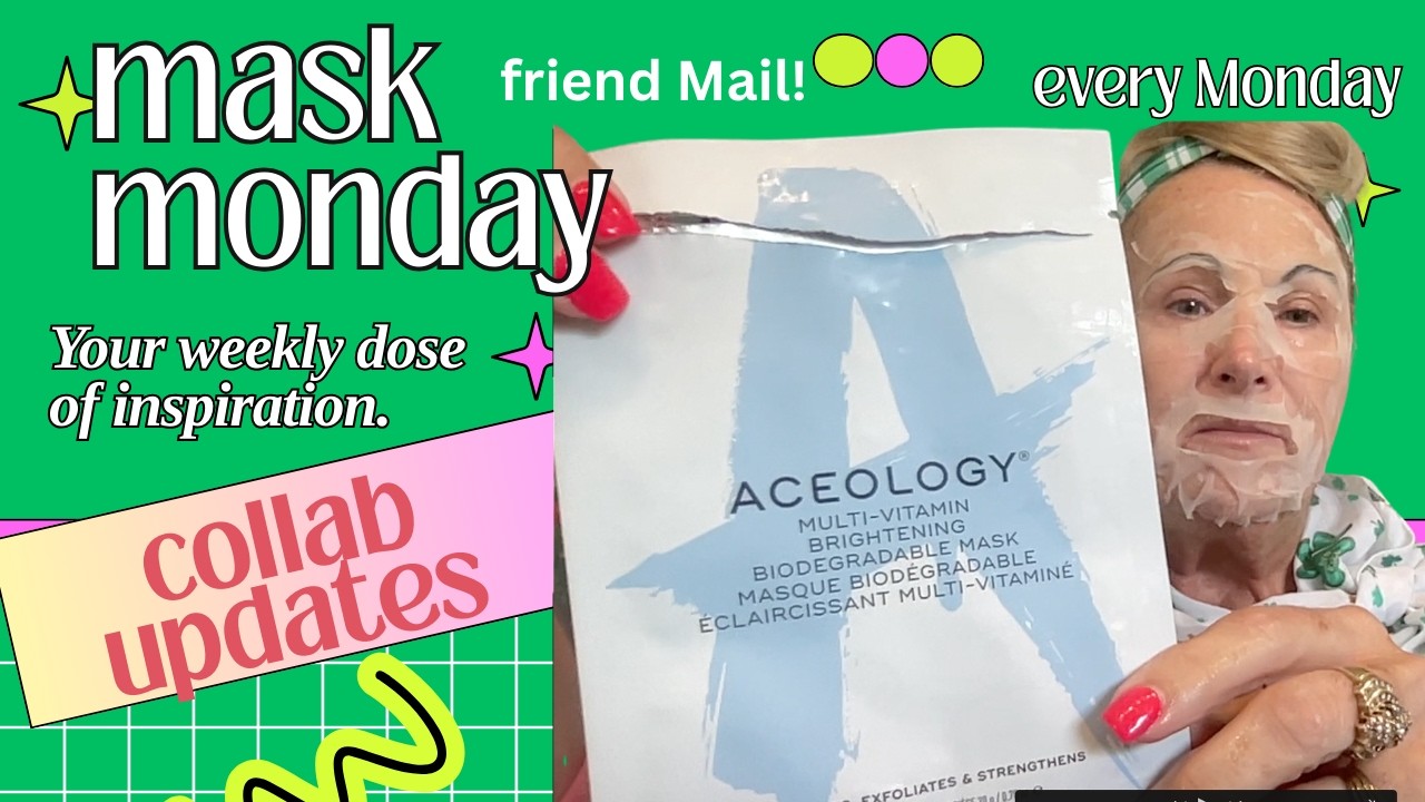 Mask Monday 🍀 Happy St  Patrick&rsquo;s Day | Friend Mail, Collab Updates & Eyelashes Tip #2