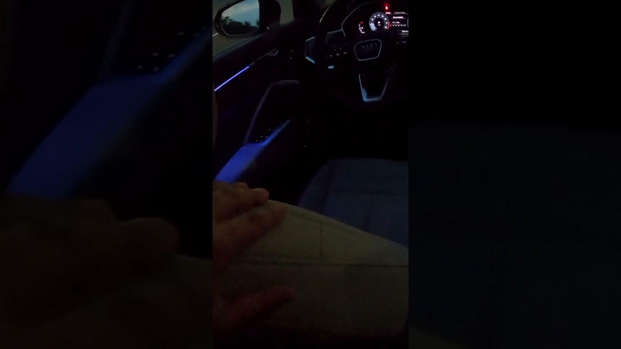 This Audi Q3 has nice subtle ambient lighting